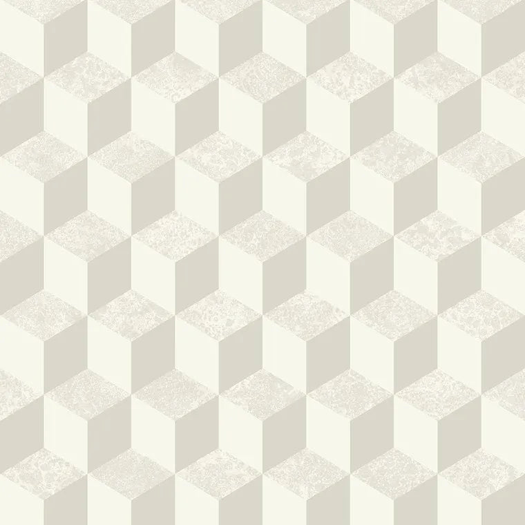 Closeup of a wallpaper showing its Contemporary, Geometric, Neutrals, Textures, Unicolour pattern, color, and subtle texture.