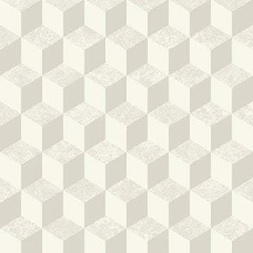 Closeup of a wallpaper showing its Contemporary, Geometric, Neutrals, Textures, Unicolour pattern, color, and subtle texture.