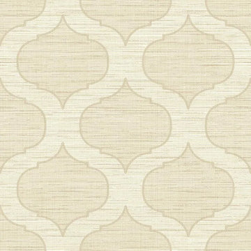 Closeup of a wallpaper showing its Nature, Neutrals, Textile, Two-tone pattern, color, and subtle texture.