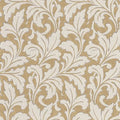 Closeup of a wallpaper showing its Floral, Neutrals, Two-tone pattern, color, and subtle texture.