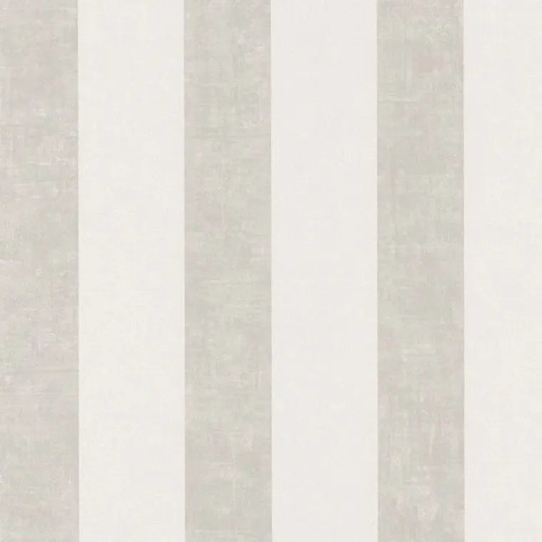 Closeup of a wallpaper showing its Neutrals, Stripes, Two-tone pattern, color, and subtle texture.