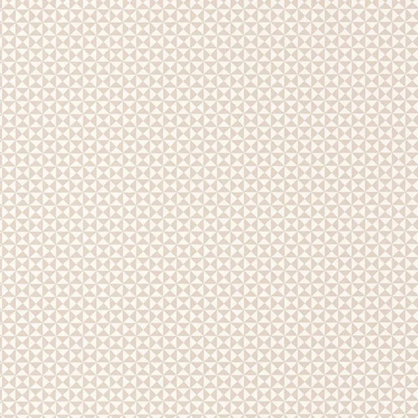 Closeup of a wallpaper showing its Dots, Geometric, Kids, Neutrals, Two-tone pattern, color, and subtle texture.