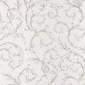 Closeup of a wallpaper showing its Floral, Neutrals, Two-tone pattern, color, and subtle texture.