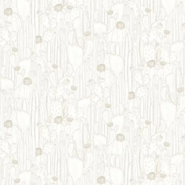 Closeup of a wallpaper showing its Contemporary, Neutrals, Two-tone pattern, color, and subtle texture.