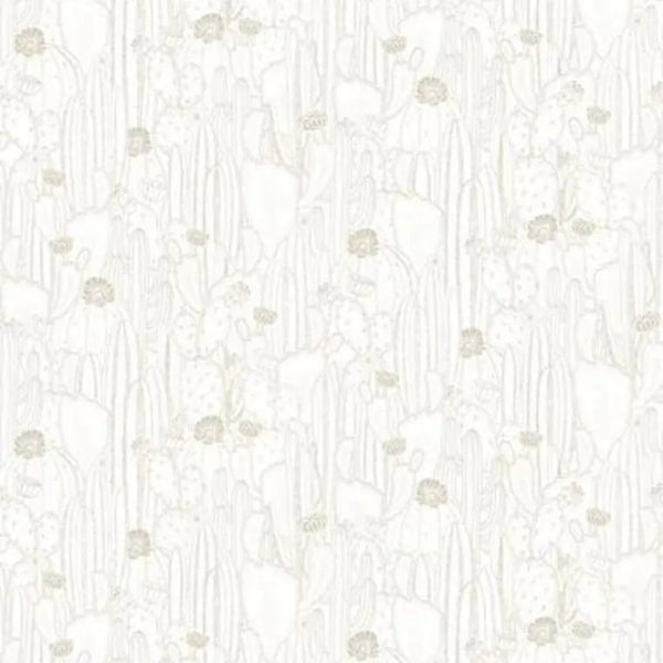 Closeup of a wallpaper showing its Contemporary, Neutrals, Two-tone pattern, color, and subtle texture.
