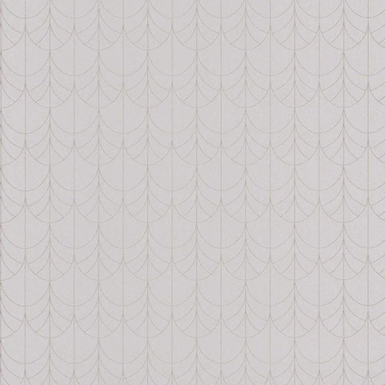 Closeup of a wallpaper showing its Art-Deco, Contemporary, Neutrals, Unicolour pattern, color, and subtle texture.