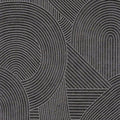 Closeup of a wallpaper showing its Art-Deco, Contemporary, Dramatic, Geometric, Monochrome, Unicolour pattern, color, and subtle texture.