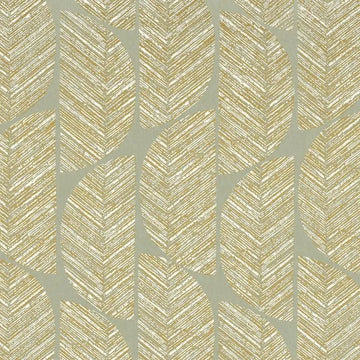 Closeup of a wallpaper showing its Art-Deco, Contemporary, Geometric, Waves pattern, color, and subtle texture.