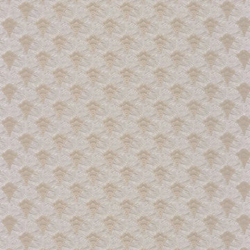 Closeup of a wallpaper showing its Art-Deco, Contemporary, Geometric, Neutrals pattern, color, and subtle texture.