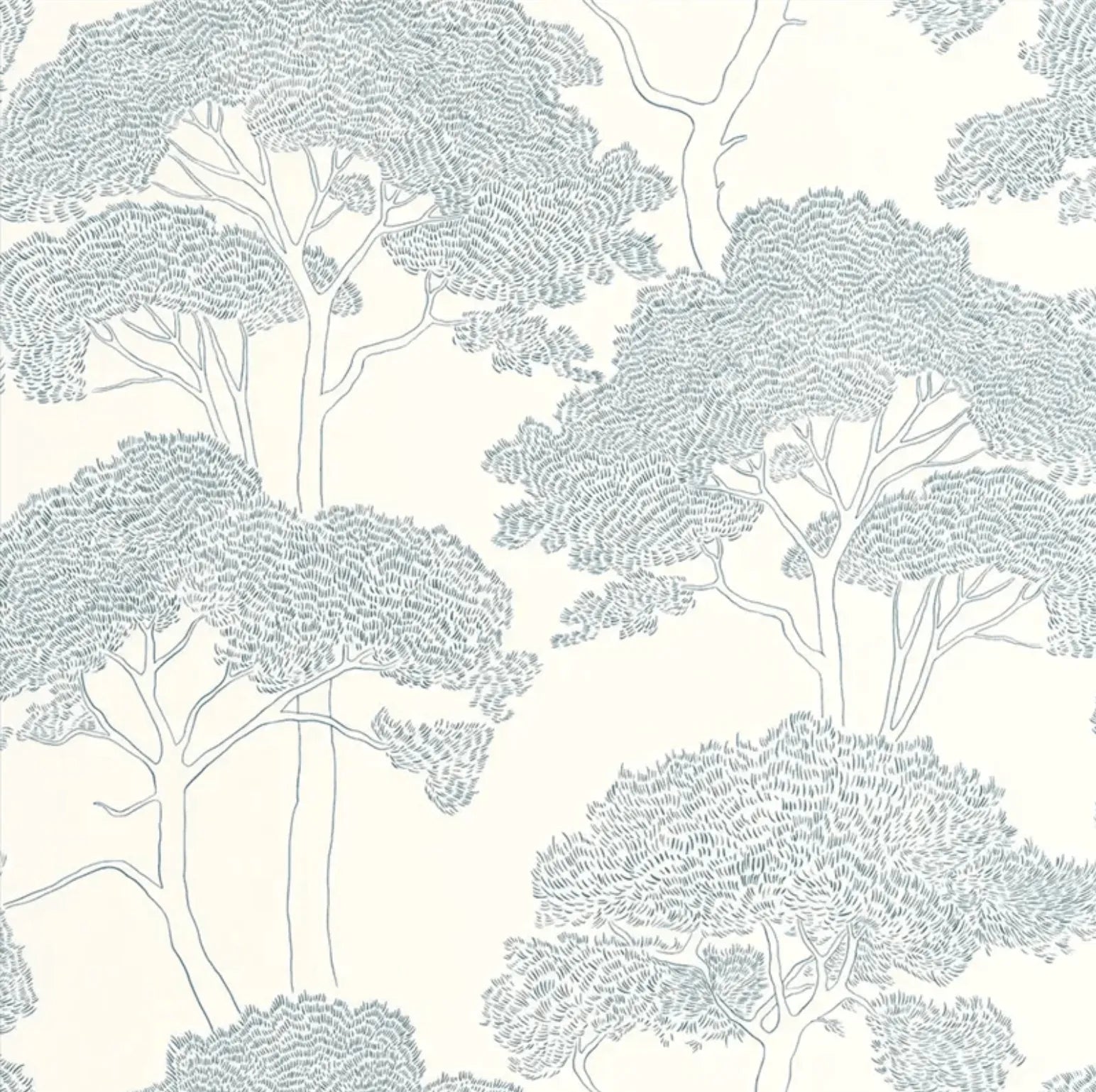 Closeup of a wallpaper showing its Contemporary, Nature, Two-tone pattern, color, and subtle texture.