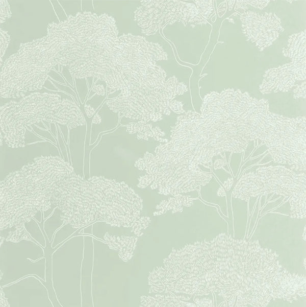 Closeup of a wallpaper showing its Contemporary, Nature pattern, color, and subtle texture.