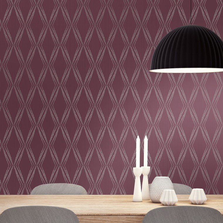 Closeup of a wallpaper showing its Contemporary, Cream, Geometric, Neutrals, Textures, Unicolour pattern, color, and subtle texture.