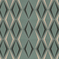 Closeup of a wallpaper showing its Contemporary, Geometric, Green pattern, color, and subtle texture.