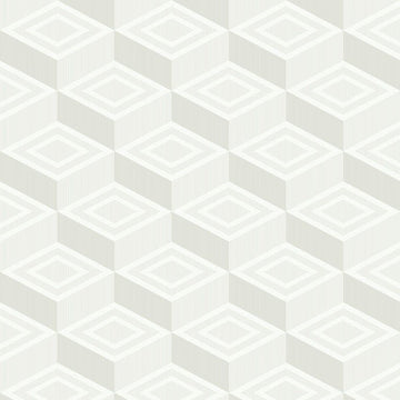 Closeup of a wallpaper showing its Contemporary, Geometric, Monochrome, Unicolour pattern, color, and subtle texture.