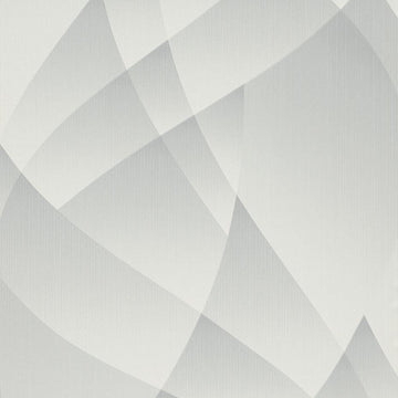 Erismann Fashion For Walls 4 10374-31 light grey geometric wallpaper with layered polygonal shapes and a subtle texture.