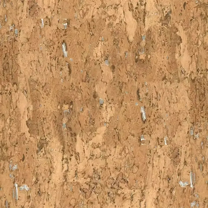 Closeup of a wallpaper showing its Cork, Neutrals pattern, color, and subtle texture.