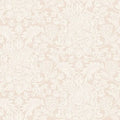 Closeup of a wallpaper showing its Floral, Neutrals, Two-tone pattern, color, and subtle texture.