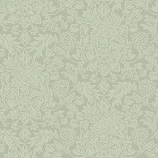 Closeup of a wallpaper showing its Floral, Pastels, Two-tone pattern, color, and subtle texture.