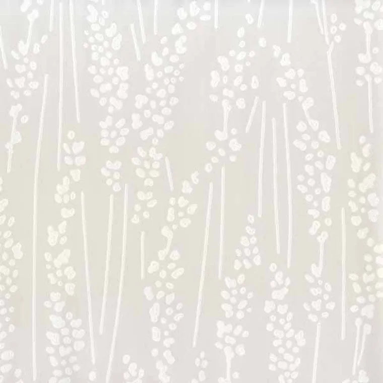 Closeup of a wallpaper showing its Contemporary, Floral, Monochrome, Nature, Two-tone pattern, color, and subtle texture.