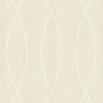 Closeup of a wallpaper showing its Contemporary, Cream, Neutrals, Trellis, Unicolour pattern, color, and subtle texture.