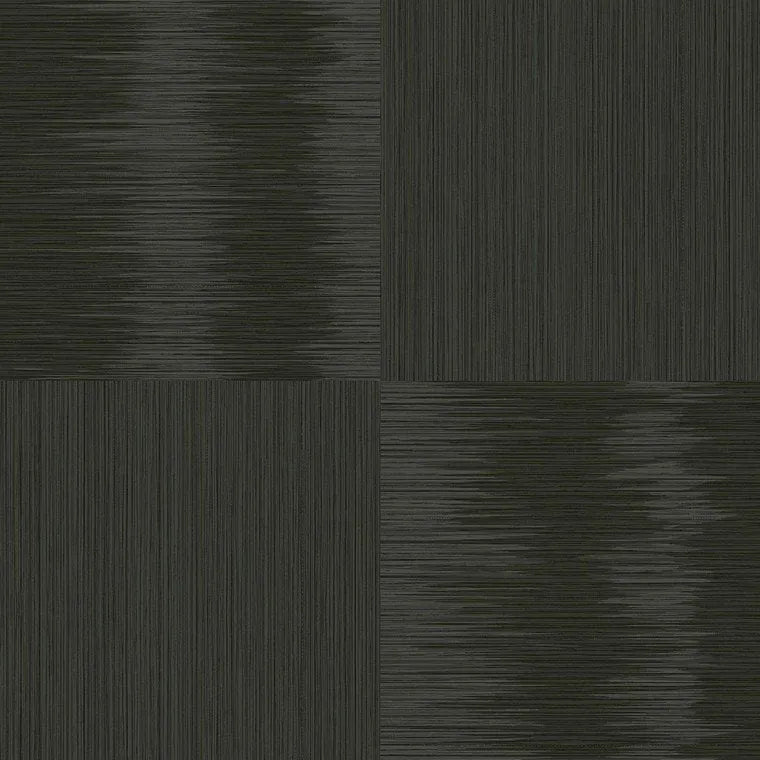 Closeup of a wallpaper showing its Black, Contemporary, Geometric, Monochrome, Unicolour pattern, color, and subtle texture.