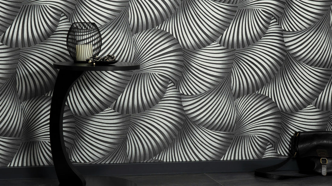 Close-up of a textured surface with concentric circular patterns.