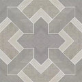 Closeup of a wallpaper showing its Geometric, Monochrome, Wood-veneer pattern, color, and subtle texture.