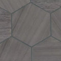 Closeup of a wallpaper showing its Brown, Geometric, Monochrome, Wood-veneer pattern, color, and subtle texture.