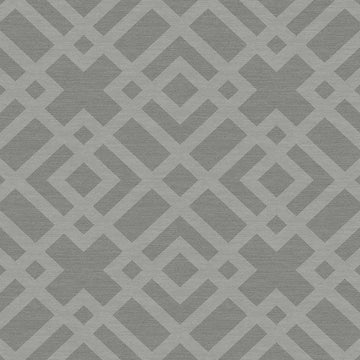 Closeup of a wallpaper showing its Art-Deco, Contemporary, Geometric, Monochrome pattern, color, and subtle texture.