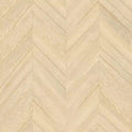 Closeup of a wallpaper showing its Geometric, Neutrals, Wood-veneer pattern, color, and subtle texture.