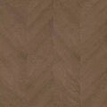 Closeup of a wallpaper showing its Brown, Geometric, Wood-veneer pattern, color, and subtle texture.