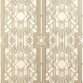 Closeup of a wallpaper showing its Art-Deco, Contemporary, Geometric, Neutrals pattern, color, and texture.