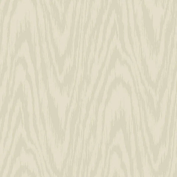 Closeup of a wallpaper showing its Contemporary, Nature, Neutrals, Waves pattern, color, and subtle texture.