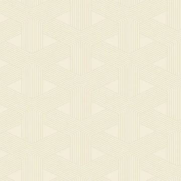 Closeup of a wallpaper showing its Contemporary, Cream, Geometric, Neutrals pattern, color, and subtle texture.