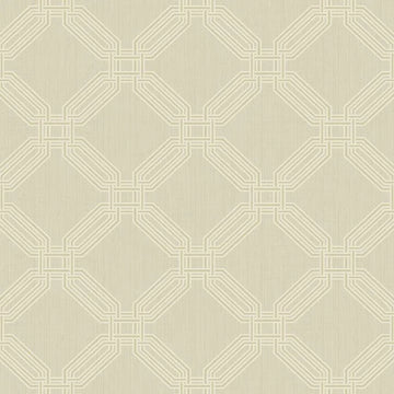 Closeup of a wallpaper showing its Art-Deco, Geometric, Neutrals, Unicolour pattern, color, and subtle texture.