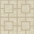 Closeup of a wallpaper showing its Contemporary, Geometric, Neutrals, Two-tone pattern, color, and subtle texture.