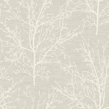 Closeup of a wallpaper showing its Monochrome, Nature, Neutrals pattern, color, and subtle texture.