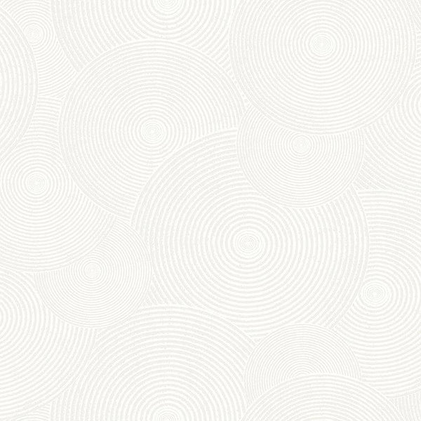 Closeup of a wallpaper showing its Circles, Monochrome, Unicolour pattern, color, and subtle texture.