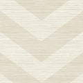 Closeup of a wallpaper showing its Chevron, Cream, Neutrals, Vinyl pattern, color, and subtle texture.