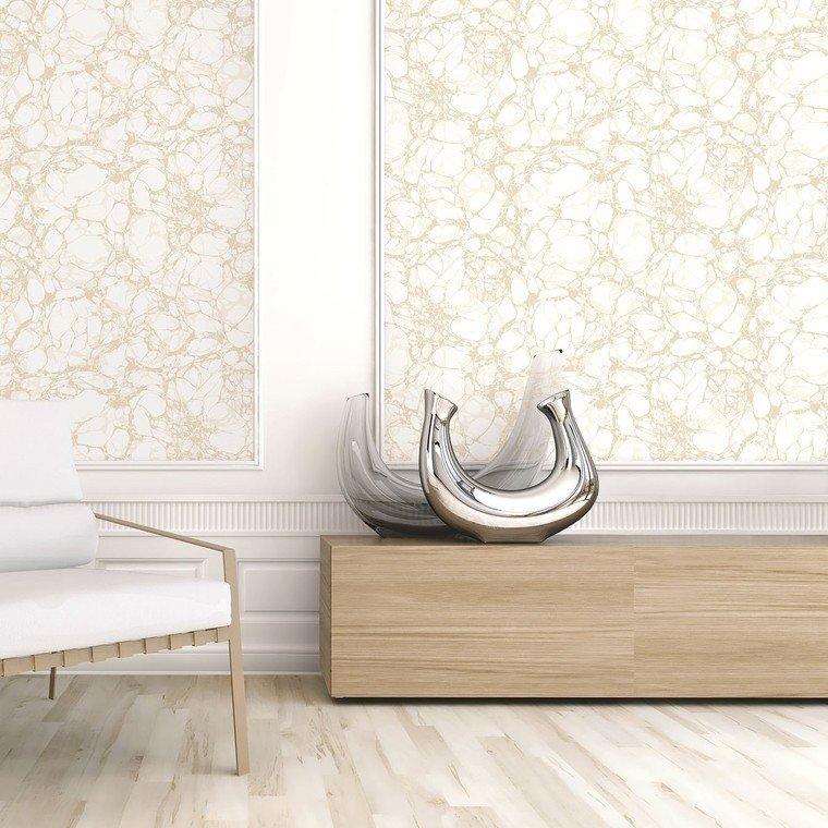 Closeup of a wallpaper showing its Abstract, Neutrals, Two-tone pattern, color, and subtle texture.