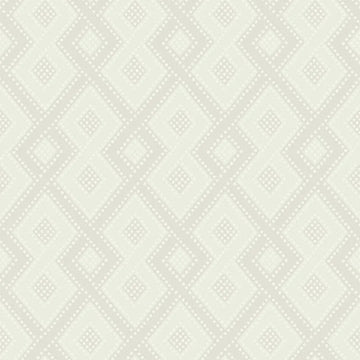 Closeup of a wallpaper showing its Contemporary, Cream, Geometric, Monochrome, Neutrals, White pattern, color, and subtle texture.