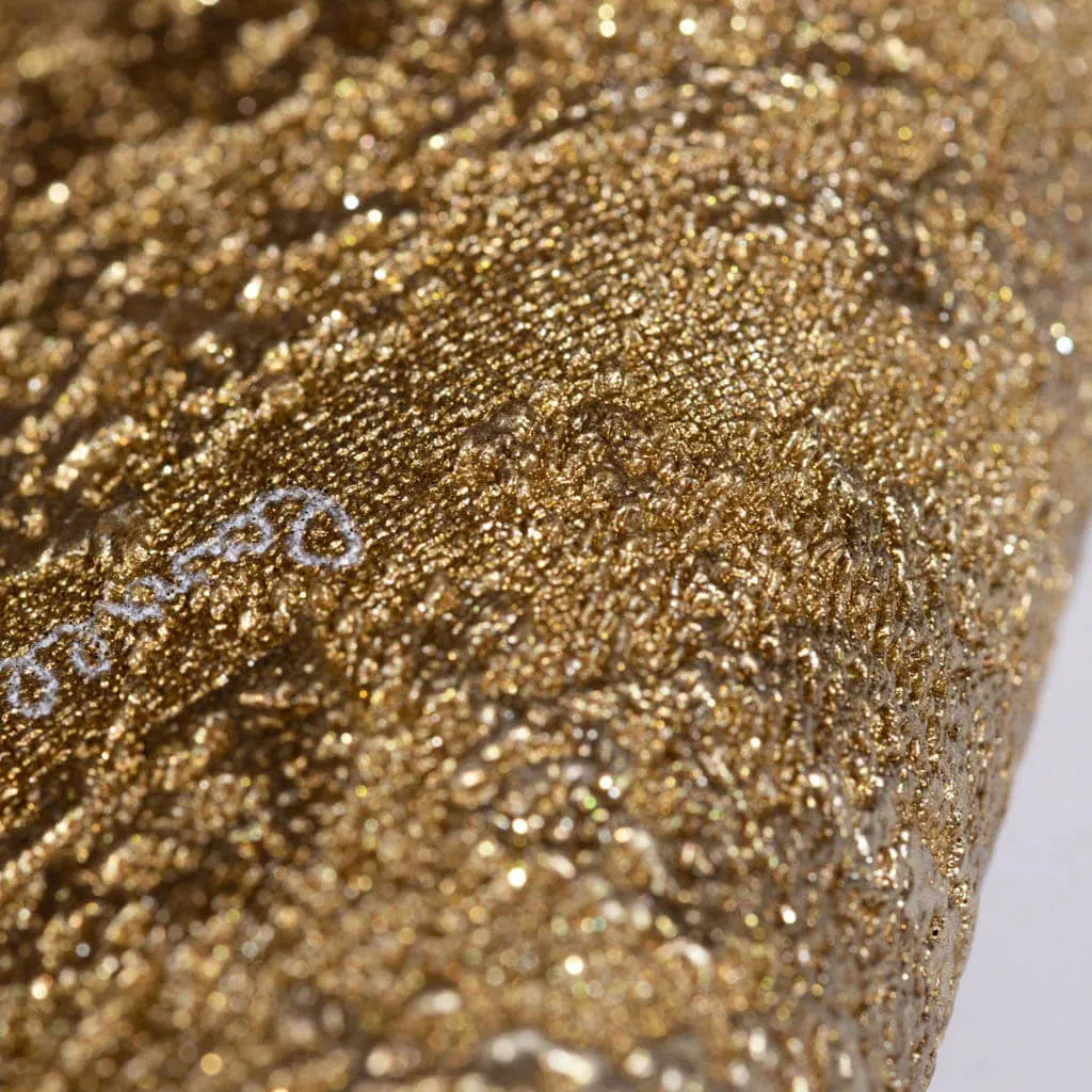 Closeup of a wallpaper showing its Gold, Luxury, Textures, Vinyl pattern, color, and subtle texture.