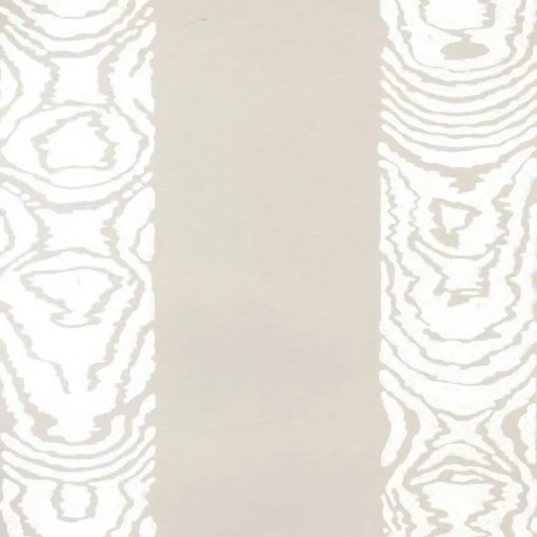 Closeup of a wallpaper showing its Contemporary, Neutrals, Stripes, Two-tone pattern, color, and subtle texture.