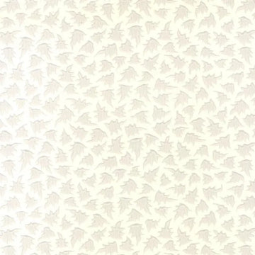 Closeup of a wallpaper showing its Cream, Floral, Neutrals, Two-tone pattern, color, and subtle texture.