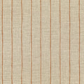Textured fabric with vertical brown stripes on a beige background