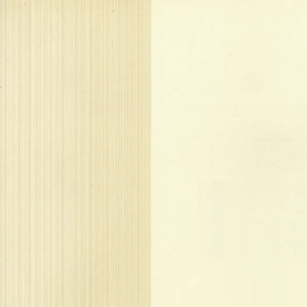 Closeup of a wallpaper showing its Contemporary, Neutrals, Stripes, Two-tone pattern, color, and subtle texture.