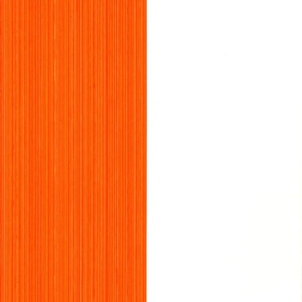 Closeup of a wallpaper showing its Contemporary, Stripes, Two-tone pattern, color, and subtle texture.