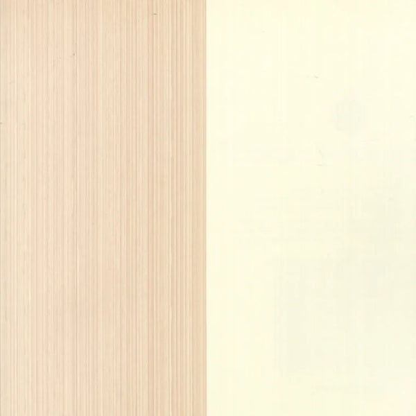 Closeup of a wallpaper showing its Contemporary, Stripes, Two-tone pattern, color, and subtle texture.