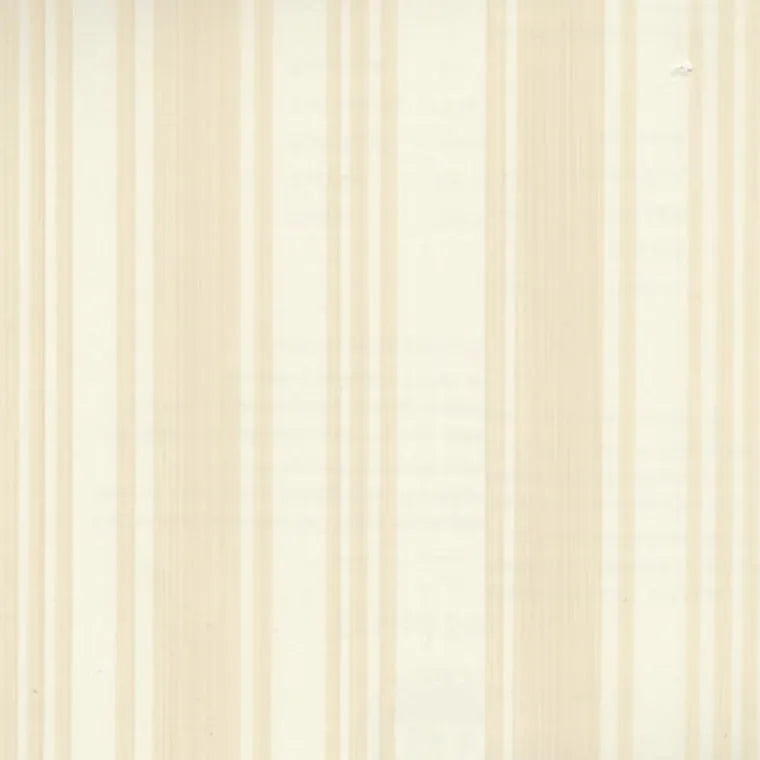 Closeup of a wallpaper showing its Cream, Neutrals, Stripes pattern, color, and subtle texture.