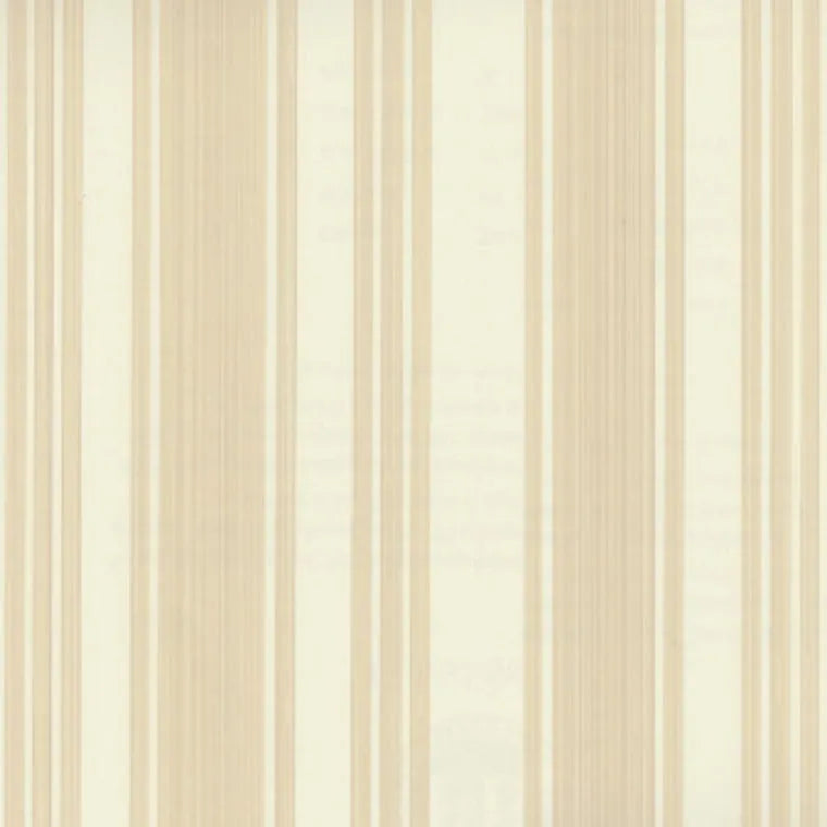 Closeup of a wallpaper showing its Cream, Neutrals, Stripes, Two-tone pattern, color, and subtle texture.